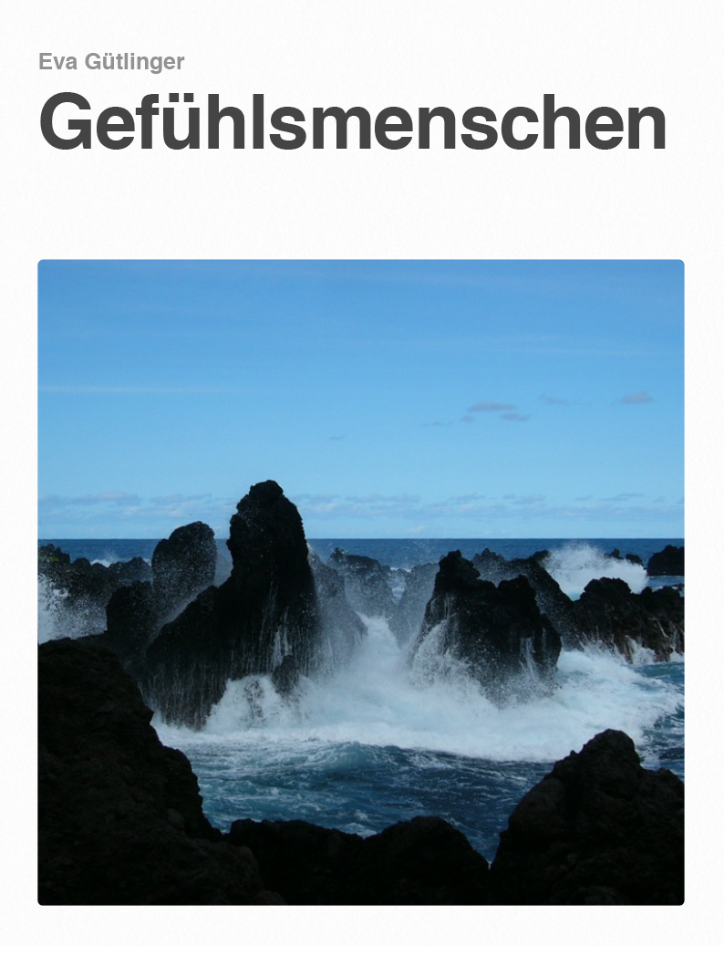 Gefühlsmenschen - E-Book